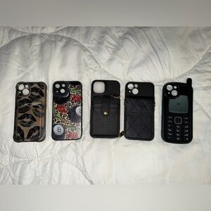 Stylish Black and Patterned Phone Cases iPhone 14